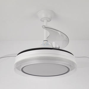 Y149 Home Designer 42 pouces ventilateurs de plafond LED modernes tricolores 110/220V télécommande sans lame lumières décoratives pour chambre DC - Product Image 5