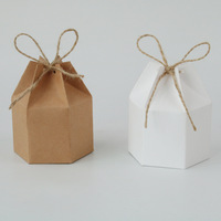 Usine directement personnalisé pas cher personnalisé impression kraft papier cadeau emballage ensemble boîte boîtes de bonbons