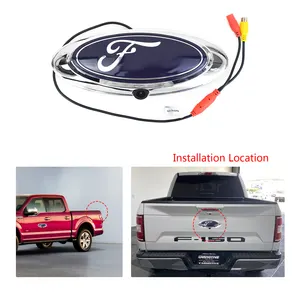 Sostituzione AHD 1080P auto Chrome distintivo Logo retrovisore retromarcia telecamera usd per Ford F150 F250 F350 F450 F550 2004-2016