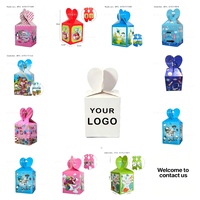 personnaliser la boîte de bonbons papillon jetable avec 350gsm personnalisé pour la société de planification de fête de mariage