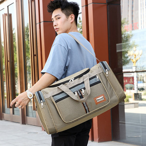 2024 Large Capacity Foldable Oxford Travel <strong>Bag</strong> Portable Waterproof Sports <strong>Men</strong> Duffel <strong>Bag</strong> with Polyester Lining <strong>Weekend</strong> Gym <strong>Bag</strong> - Product Image 5