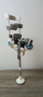 Soutien de fracture de l'articulation de la cheville blessure à la cheville béquille antidérapante et extensible sans soutien de la main aide à la marche assistée béquille de jambe