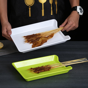 Skewers plates, hot pot restaurant display cases, vegetable <b>trays</b>, grilled skewers, fried skewers <b>trays</b>, <b>plastic</b> barbecue - Product Image 1