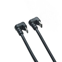 Cable de Transferencia de Datos USB Macho a Micro 5 Pines Macho + Tipo-C Macho en Forma de Y de 30CM, con Blindaje Trenzado, Carga Rápida de 3A, para Impresora