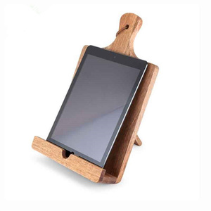 Supporto per Tablet in Legno di Acacia, Porta Ricettari, Supporto Rustico Stile Fattoria per Libri e Display - Product Image 5