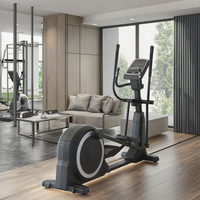 Machine d'entraînement elliptique magnétique électrique commerciale pour l'entraîneur croisé de gymnase à la maison avec la méthode manuelle d'application de miroir utilisation d'intérieur