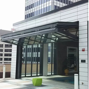 2025 Nouveau design moderne <span class=keywords><strong>de</strong></span> haute qualité, sûr et beau <span class=keywords><strong>porte</strong></span> <span class=keywords><strong>de</strong></span> <span class=keywords><strong>garage</strong></span> en verre à perspective pliante <span class=keywords><strong>automatique</strong></span> - Product Image 5