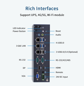 โปรเซสเซอร์ Core I3 I5 I7 รุ่นที่ 10 มินิพีซีอุตสาหกรรมแบบกล่อง แรม 8GB SSD 256GB VGA 11 ช่องต่อ  คอมพิวเตอร์ฝังตัวติดผนัง รุ่นที่ 10 - Product Image 2