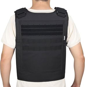 Gilet tactique et sac à dos d'usine avec doublure en polyester, ceinture à coussin d'air imperméable, fermeture éclair – Design unisexe tendance pour l'extérieur - Product Image 3