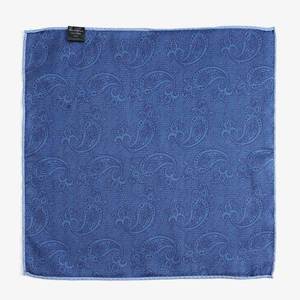 Khăn lụa nam thời trang dạ hội, in hai mặt, viền cuốn tay, hình vuông - Product Image 4