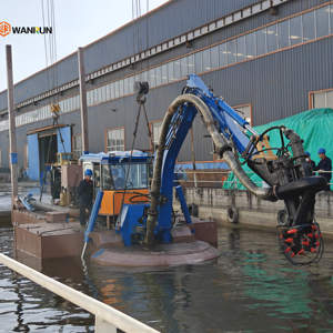 Excavator Amfibi untuk Pengerukan Sungai dan Pemeliharaan Jalur Air dengan Sistem Pengerukan Hisap - Product Image 5