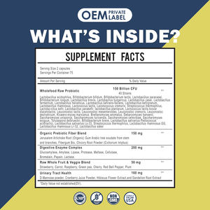 <span class=keywords><strong>150</strong></span> Miljard Cfu Probiotica Capsules 40 Stam Probiotica Met Organische Prebiotische Acidophilus Probiotische Supplement Voor Vrouwen Mannen - Product Image 2