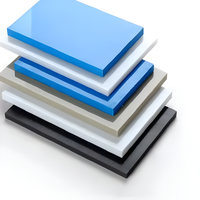 Feuilles de PEHD bicolores, feuilles de UHMWPE/HDPE, panneaux sandwich en plastique PE