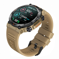 Reloj inteligente K56 Pro para exteriores, resistente al agua, IP68, control del ritmo cardíaco, sueño y seguimiento de llamadas, compatible con Android e IOS