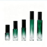 Botol Parfum Isi Ulang Kaca Gradasi Persegi 3ml 5ml 8ml 10ml 15ml dengan Pompa Semprot, Kemasan Kotak Praktis, Grosir
