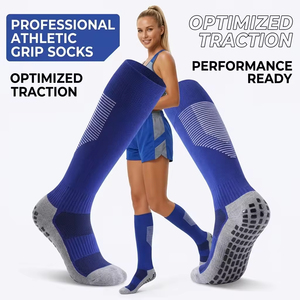 Wholesale Custom Men Women Striped Knitted Spring Bottom Nylon <b>Breathable</b> Eco-Friendly Quick Dry High Quality Knee High <b>Socks</b> - Product Image 6