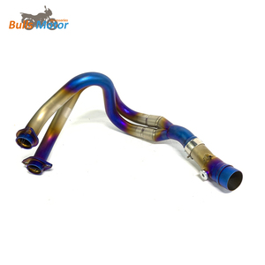 Escape para Kawasaki <span class=keywords><strong>ER6N</strong></span>, Tubo de Cabezal, Tubo Medio, Enlace de 51 mm, Silenciador, ER6F Versys650 Ninja650 <span class=keywords><strong>Z650</strong></span>, Tubo de Bajada - Product Image 5