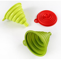 Mini entonnoir pliable en Silicone pliable portable outils de cuisine de distribution de liquide domestique pour ustensiles de cuisine