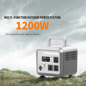 Оптовая продажа NewYenk 220 В/110 В 60Ah 1152Wh LiFePO4 резервная батарея для кемпинга домашнего использования 1200 Вт генератор солнечной энергии - Product Image 3