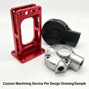 Componentes de Aluminio Anodizado Mecanizados por CNC |   Abrazadera triple superior para motocicleta, barra deslizante de engranajes y soporte de palanca ajustable, pieza personalizada - Product Image 2