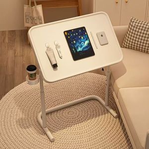 Escritorio de ordenador pequeño y duradero portátil para oficina en casa, mesa plegable Popular con portavasos, almacenamiento conveniente, fácil de plegar - Product Image 1