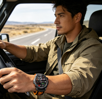Montre tactile complète I151 pour hommes, cadrans personnalisables, fréquence cardiaque, SpO2, suivi du sommeil, multisports, vente en gros d'usine, personnalisation du logo OEM
