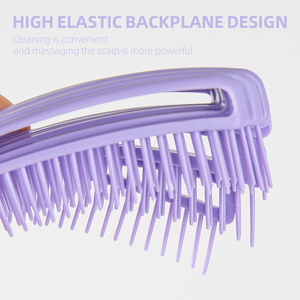 <span class=keywords><strong>Cepillo</strong></span> Desenredante <span class=keywords><strong>Flexible</strong></span> para Cabello Húmedo y Seco, con Ventilación, para Masaje del Cuero Cabelludo Infantil, con Ocho Filas de Púas, Tipo Pulpo, para Cabello Rizado - Product Image 5
