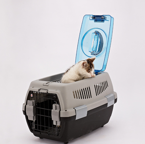 High Quality Outdoor Portable Airline Approved <strong>Plastic</strong> Dog Travel Crate <strong>Pet</strong> Cat <strong>Transport</strong> Carrier Box - Product Image 5