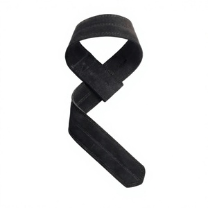 Muñequera Deportiva Negra Antideslizante y Ajustable para Levantamiento de Pesas y Entrenamiento en Gimnasio - Product Image 2