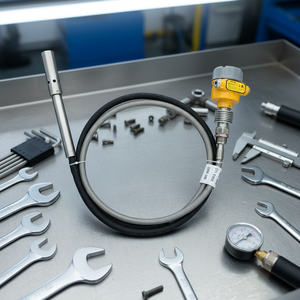 고온 방열판 ExdIICT6 케이블 장착 포크 레벨 스위치 IP66 알루미늄 하우징 산업용 액체 감지 방폭 - Product Image 5