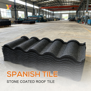 Bardeaux de toiture de style <span class=keywords><strong>espagnol</strong></span> Offre Spéciale Tuiles en métal enduites de pierre personnalisées avec <span class=keywords><strong>granules</strong></span> de pierre naturelle - Product Image 1