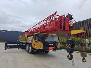 Grue sur chenilles d'occasion Sany STC550C5-8 2023 avec contrepoids de 15,1 tonnes, capacité de levage de 55 tonnes, boîte de vitesses, moteur, pompe, prix - Product Image 2
