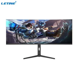 새로운 트렌드 컴퓨터 모니터 49 인치, 5K / 5120*1440 곡선 와이드 75HZ / 144HZ LED IPS 스크린 모니터