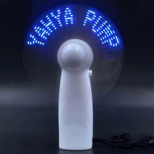พัดลมมินิ LED แสดงข้อความแบบพกพา สีสันเจ็ดสี สำหรับโปรโมชั่น ของขวัญส่งเสริมการขายแบบพกพา - Product Image 1
