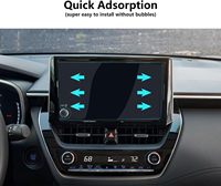 Protecteur d'écran pour Toyota Corolla 2025 (FX/XSE/Hybrid XLE) 10.5 pouces écran tactile accessoires de voiture HD verre trempé