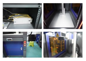 500*500 Größe 3D-Spiegelfaser-Lasermarkiermaschine für Oxidiertes Aluminium Markierung DXF/AI/DWG/DST 20-60W Leistung Portaltyp - Product Image 5