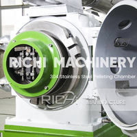 Machine à granulés RICHI pour aliments pour volailles - Moteurs Siemens Série Szlh - Machine à granulés pour aliments pour animaux