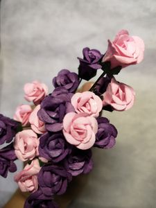 Personalizado mini pequeño papel barato Rosa Margarita hoja <span class=keywords><strong>scrapbooking</strong></span> regalo embalaje Tarjeta Regalo boda foto álbum flores decorativas - Product Image 2