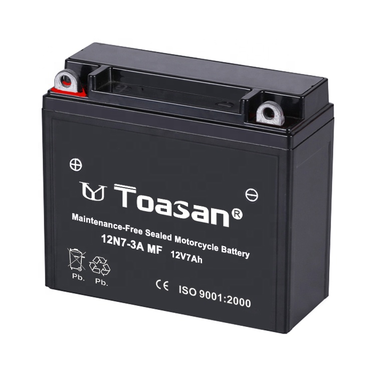 Топ Toasan 12N7-3A-MF 12V7AH 4AH 5AH 7AH 9AH 12AH 14AH 18AH 24AH стартовая батарея для мотоцикла