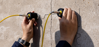 Detector Ultrasónico de Concreto HC-F600 NDT con Clasificación IP65, Multifrecuencia, para Detectar Grietas No Metálicas, Profundidad y Ancho, 1 Año de Garantía