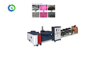 Granulateur de plastique à vis unique refroidi par air, écologique, avec une production de 30 à 60 kg/h, compatible PC/PA, 380 V
