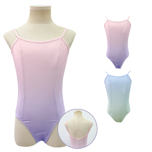 Justaucorps de danse pour filles avec logo personnalisé, prêts à être expédiés en 2026, couleurs dégradées, coton et élasthanne, pour enfants, vente en gros, meilleures ventes - Product Image 4