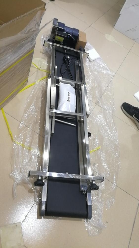 uv belt with rail guide