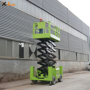 Gunting penggerak sendiri Off road 12m 14m 16m, <span class=keywords><strong>platform</strong></span> pengangkat gunting luar ruangan untuk digunakan pada tanah bergelombang - Product Image 3