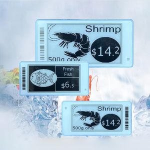2.13 Inch -25℃ Freezer White <b>Black</b> Dual Color Eink Epaper Esl Electronic Shelf Label Low Temperature Cold Chain Esl Epaper Label - Product Image 1