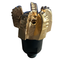 Forets de forage de roche PDC forgés YOUHUA 9 7/8 po, coupeurs de 19 mm, 5 lames, alliage d'acier à haute teneur en manganèse, garantie 1 an - Forage de puits