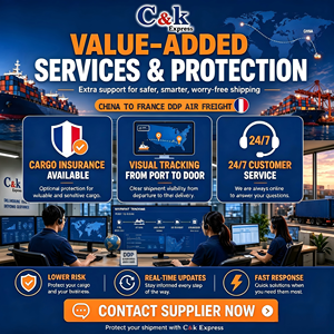 Transport aérien Chine France DDP porte-à-porte avec dédouanement et taxes inclus, livraison complète et sécurisée jusqu'à destination - Product Image 5