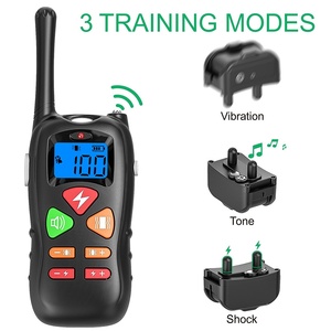 2025 FBA <span class=keywords><strong>Collar</strong></span> electrónico de choque para perros <span class=keywords><strong>Collar</strong></span> de entrenamiento remoto impermeable para perros con 3 modos niveles ajustables para perros pequeños y medianos - Product Image 5