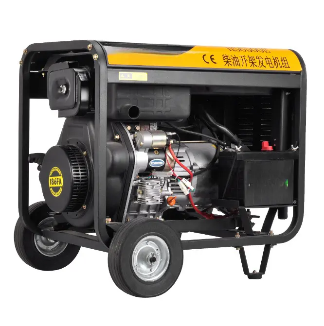 3kw 5kw 6kw 7kw 8kw Generador diesel Generador electrostático Precio Generadores diesel eléctricos silenciosos portátiles