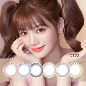 CT23 – lentilles de Contact colorées personnalisées, 13 couleurs, cosmétique pour les yeux, marque privée, vente en gros